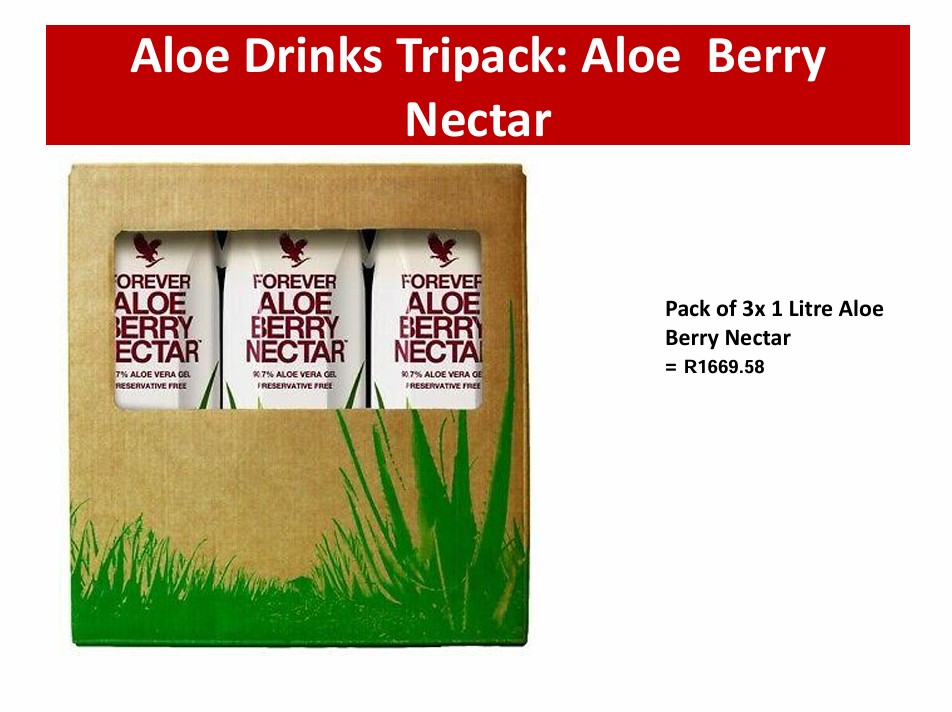Aloe Drinks Tripack Aloe Berry Nectar