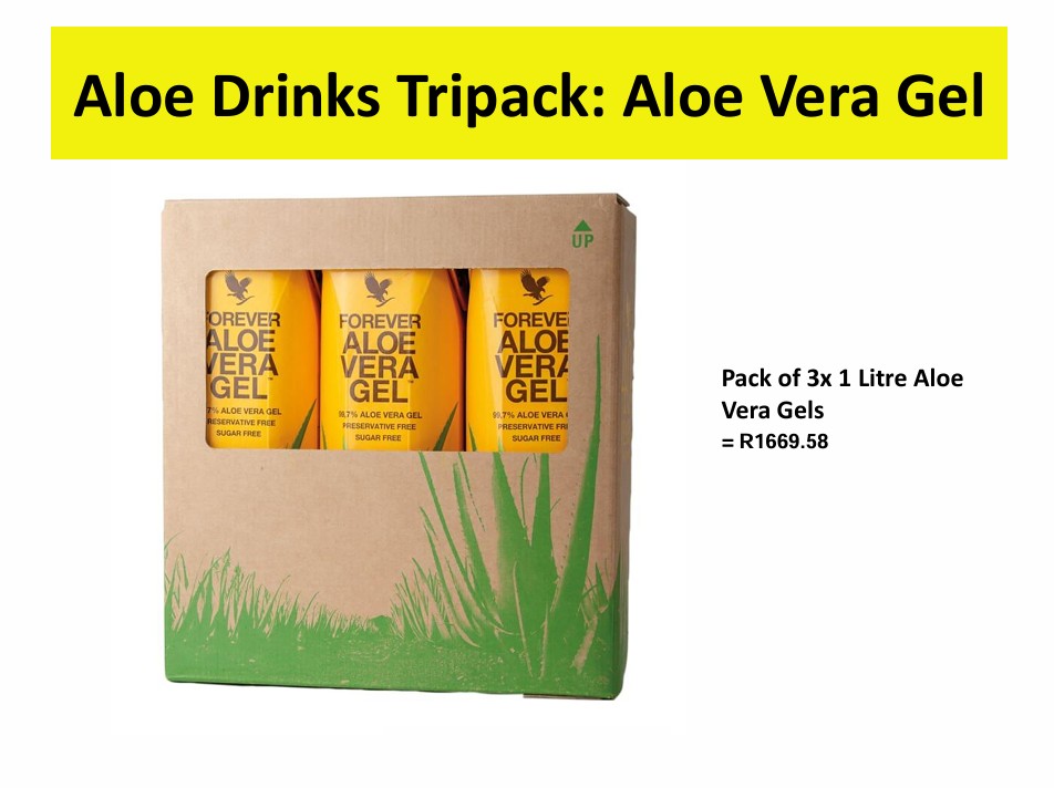 Aloe Drinks Tripack Aloe Vera Gel