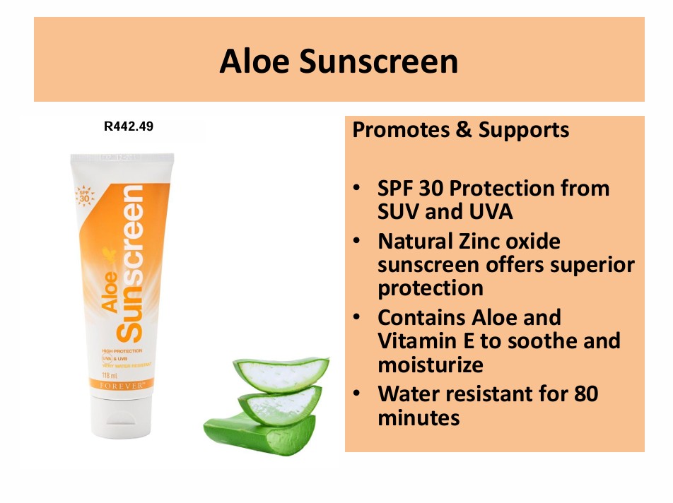 Aloe Sunscreen