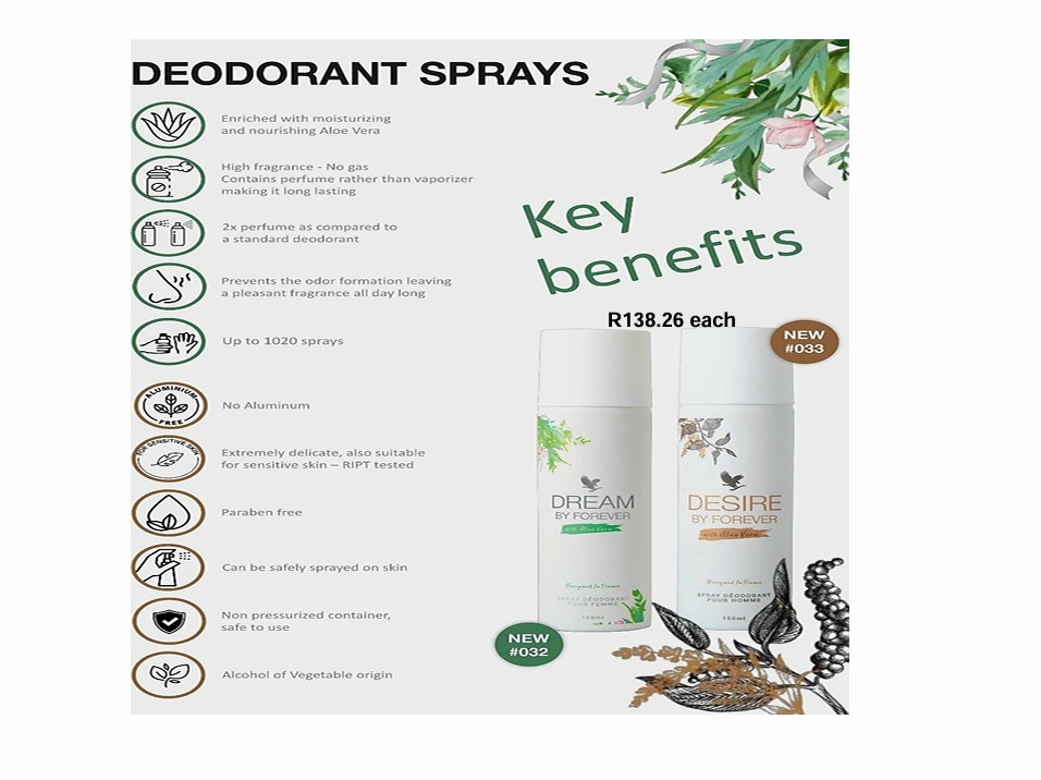 Deodorant Sprays