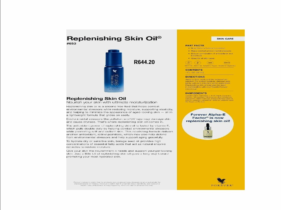 Replenishing Skin Oil